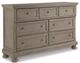 Signature Design by Ashley® Lettner 3-Piece Light Gray King Panel Bed Set-2