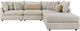 Fusion Furniture Durango Pewter 5-Piece Modular Sectional-0