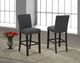 Brassex Inc. Avery 2-Piece Grey 29'' Bar Stool Set-1