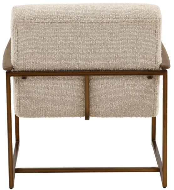 Dovetail Furniture Rue Baby Cream/Brown Occasional Chair-3