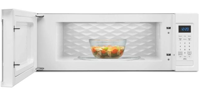 Whirlpool® 1.1 Cu. Ft. White Low Profile Over The Range Microwave-1