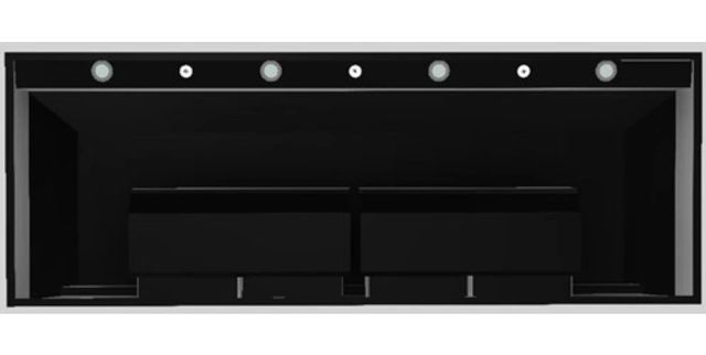 Vent-A-Hood® Designer Series 66" Black Wall Mounted Range Hood-3