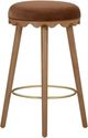 TOV Furniture Oodle Bronze/Light Walnut Bar Stool-1