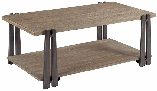 England Furniture Pasadena White Oak Rectangular Cocktail Table-0