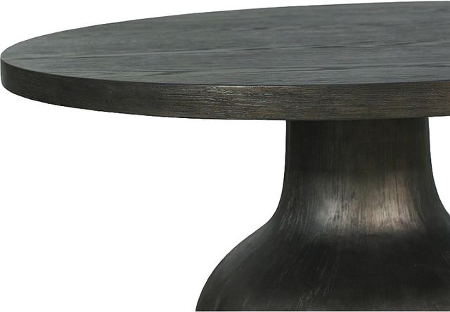 Magnussen Home® Bosley Coffee Bean Round Cocktail Table-3