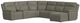 Flexsteel® Sawyer Gray Leather Power Reclining Sectional with Custom Layout Options-0