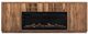 International Furniture Direct Balam Dark 80" TV Stand with Fireplace-0