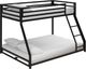 dhp furniture® Miles Black Twin/Full Bunk Bed-0
