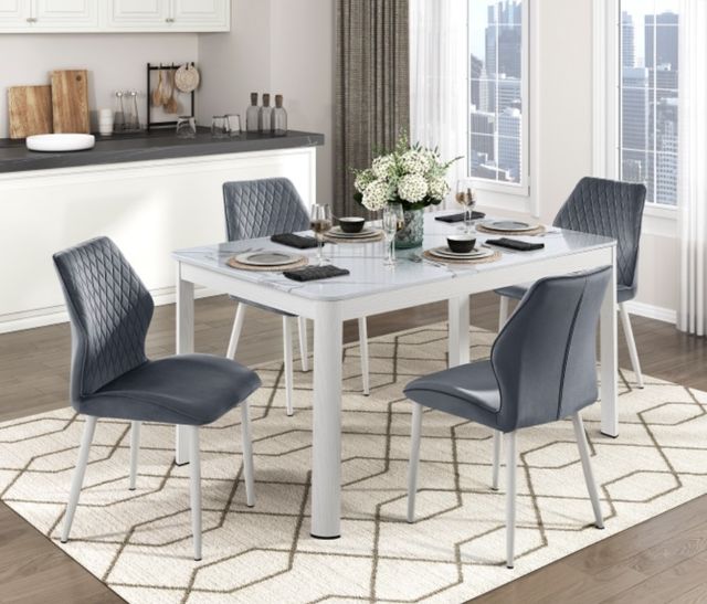 Homelegance® Hollis Dark Gray Side Chair-1