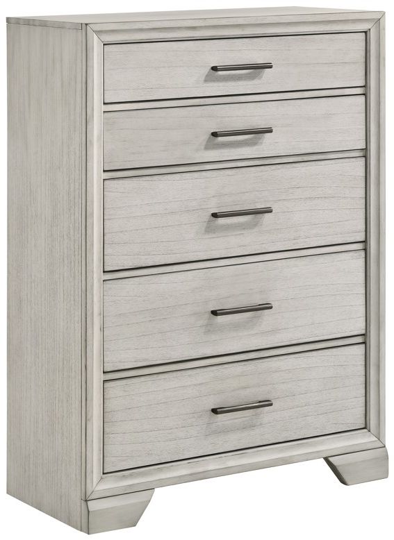 Crown Mark Jaymes White Mist Chest-0