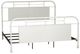 Liberty Furniture Vintage Antique White King Metal Rod Bed-0