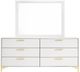 Coaster® Kendall White Dresser and Mirror-1