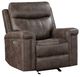 New Classic® Home Furnishings Quade Mocha Power Glider Recliner-0