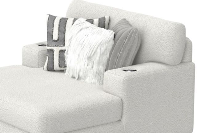 Corinthian Furniture Uptown Oyster Chaise-1