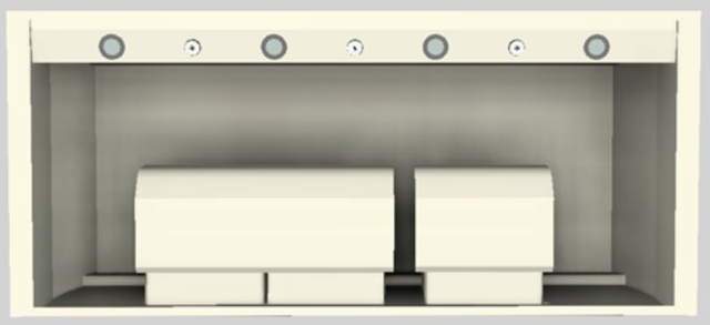 Vent-A-Hood® Designer Series 54" Biscuit Wall Mounted Range Hood-3