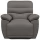 La-Z-Boy® Joshua Gray Leather Power Rocking Recliner with Headrest and Lumbar-1