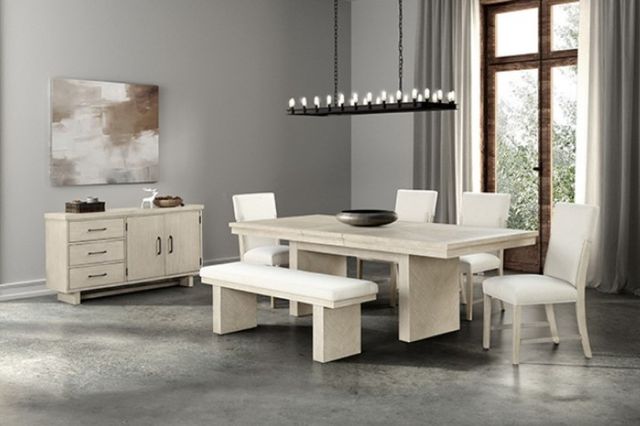 Furniture of America® Hagerman Natural Dining Bench-1