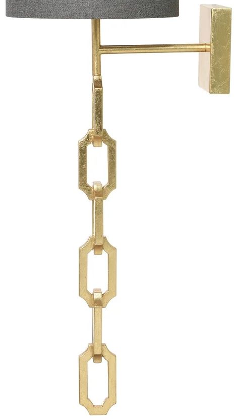 Harp & Finial® Bixby Brass Wall Sconce-1
