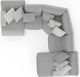 Catnapper® Abraxas 5-Piece Moonstruck U-Shape Power Reclining Sectional-5