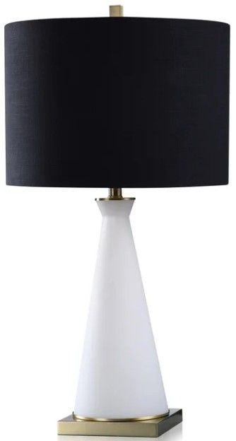 Stylecraft Dann Foley Lifestyle Black/White Table Lamp-0