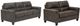 Signature Design by Ashley® Navi 2-Piece Smoke Sofa Set-0