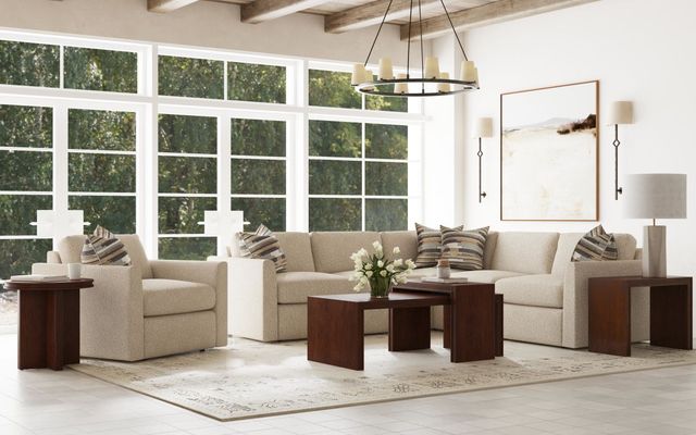 Flexsteel® Waterfall Walnut Brown Accent Table-1