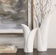 Uttermost® Leafscape 2-Piece White Vases Set-1