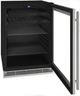 U-Line® Glass/Stainless Steel 24" Beverage Center-1