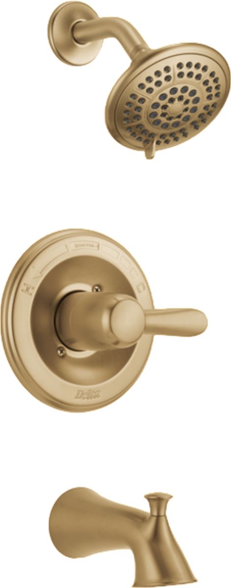 Delta Lahara® Monitor® 14 Series Champagne Bronze Tub and Shower Trim-0