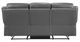 Homelegance® Laconia Dark Gray Double Manual Reclining Sofa-3