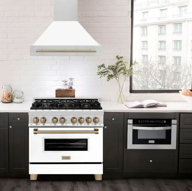 ZLINE Autograph Edition 36" White Matte Wall Mounted Range Hood-1