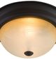 YHD Venetian Bronze 2-Light Flush Mount Lighting-3