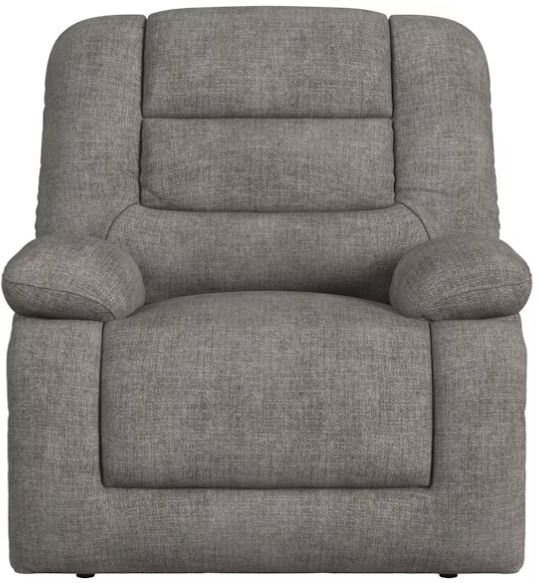 Elements International Odessa Amount Gray Power Recliner-2
