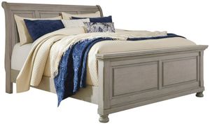 Signature Design by Ashley® Lettner Light Gray California King Sleigh Bed