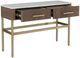 Fairfield® Dimitri Kafe Console Table with White Marble Top-4