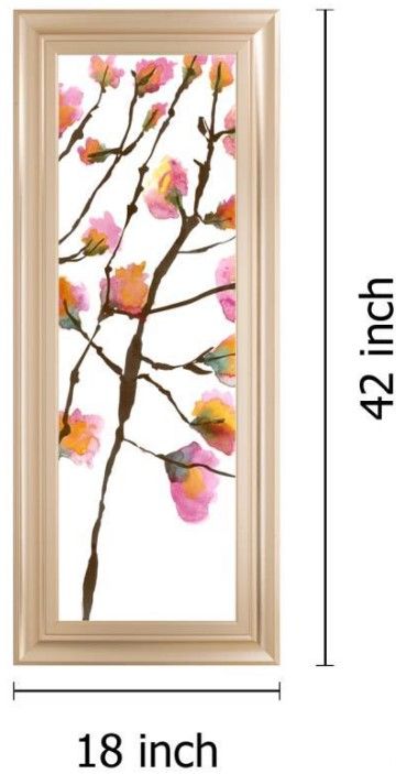 Classy Living Deborah Velasquez Inky Blossoms II Wall Art-2