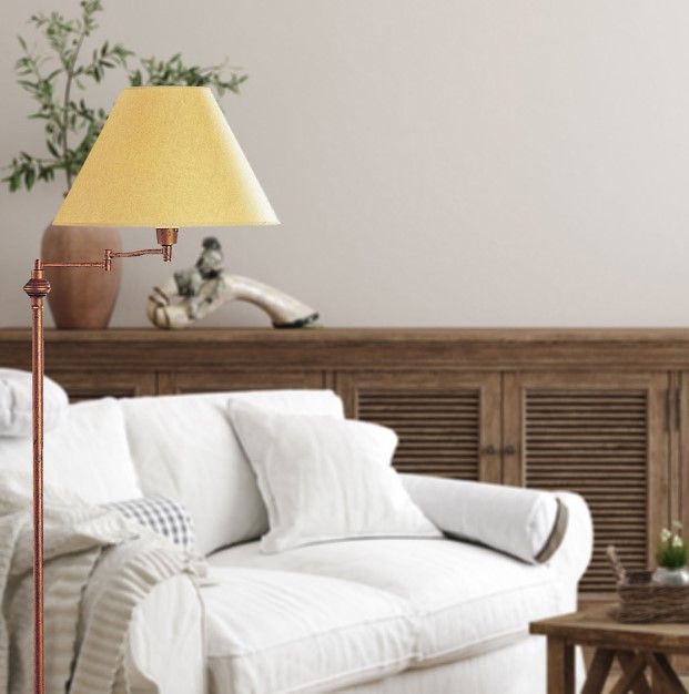 Cal® Lighting & Accessories Rust Floor Lamp-1