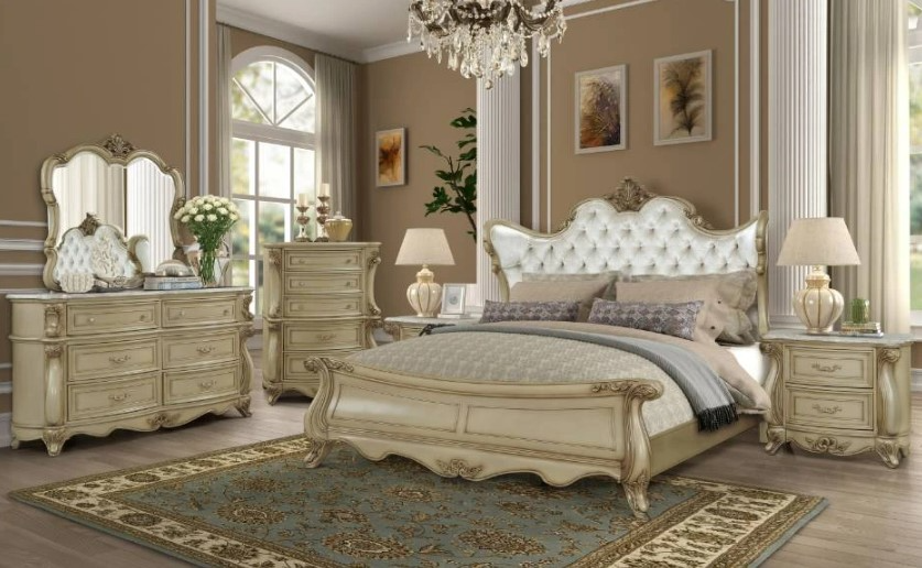 New Classic Home Furnishings Monique Champagne Dresser - Thumbnail 4