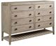 Kincaid Furniture Trails White Oak Linville Dresser-0