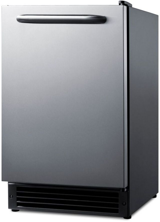 Summit® 15" 15 lb. Stainless Steel Ice Maker-3