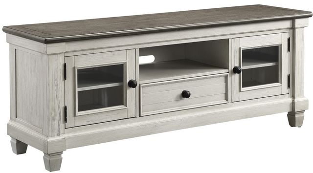 Homelegance® Granby Antique White/Rosy Brown 64" TV Stand-0