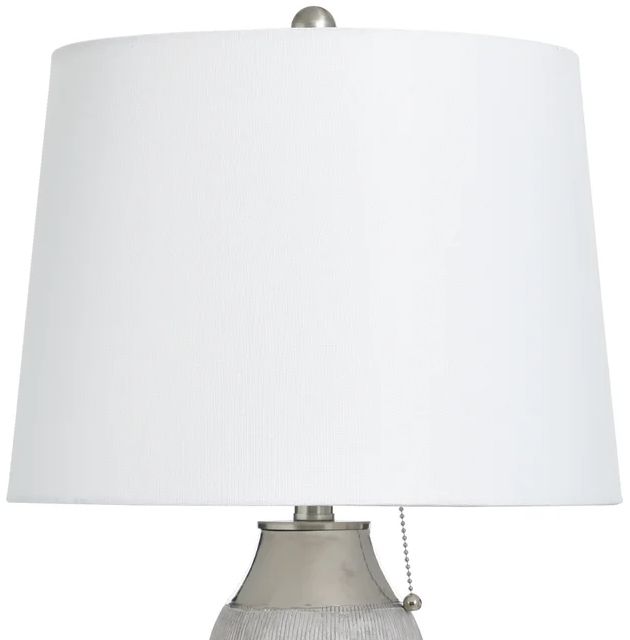 Stylecraft Plated Silver Table Lamp-4