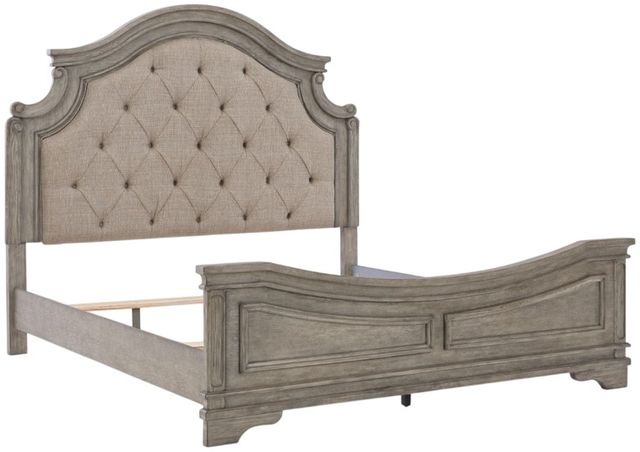 Signature Design by Ashley® Lodenbay Antique Gray King Panel Bed-0