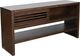 Sunny Designs™ Noah Coffee Bean Sofa Table With Sliding Door-0