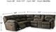 Signature Design by Ashley® Tambo 2-Piece Canyon Left-Arm Facing Manual Reclining Sectional-3