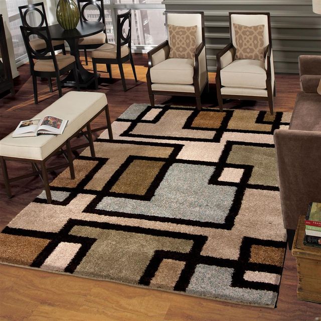 Orian Wild Weave Huffing Bisque 5'3" x 7'6" Rug-1