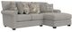 Jackson Furniture Livingston 3-Piece Linen Right Arm Facing Sectional and Chaise-0
