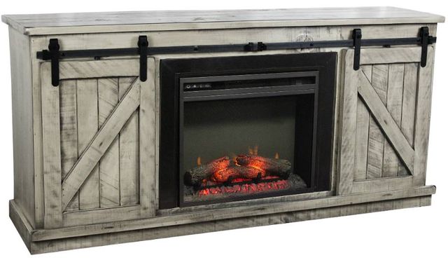 American Heartland Manufacturing Rustic 68" Provincial Fireplace Console-0
