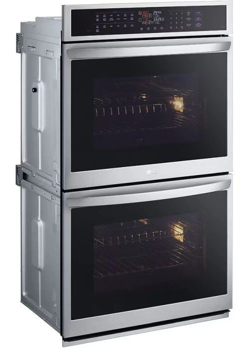 LG 30” PrintProof® Stainless Steel Built In Double Electric Wall Oven-2