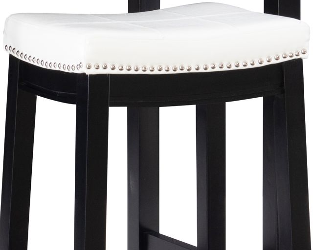 Linon Claridge 3-Piece Black/White Counter Table Set-1